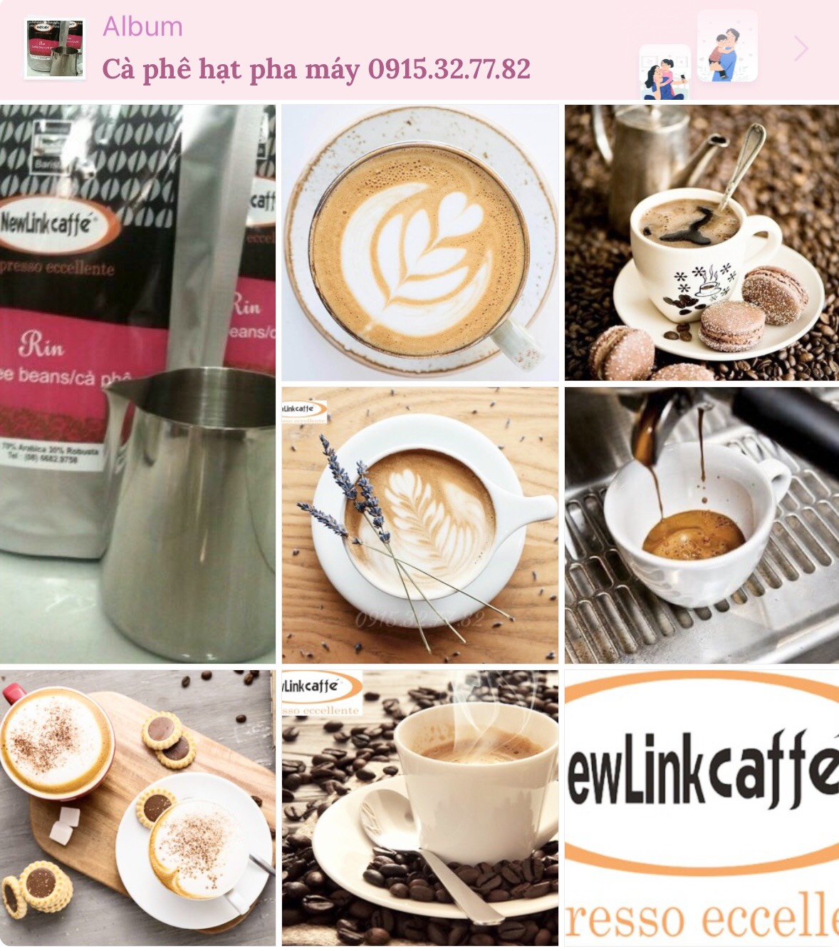 Newlinkcaffe (Espresso) Cà phê hạt pha máy 